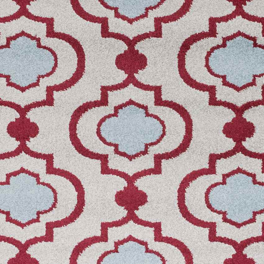 Epernay Cottage Dark Red Area Rug