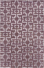 Hazlehurst Modern Eggplant/Mauve Area Rug