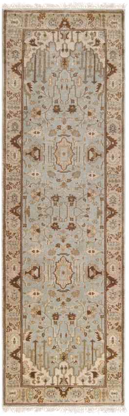 Hindsville Traditional Khaki/Light Gray Area Rug