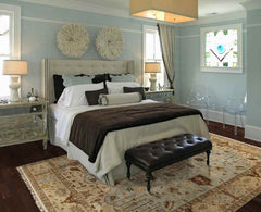 Hindsville Traditional Khaki/Light Gray Area Rug