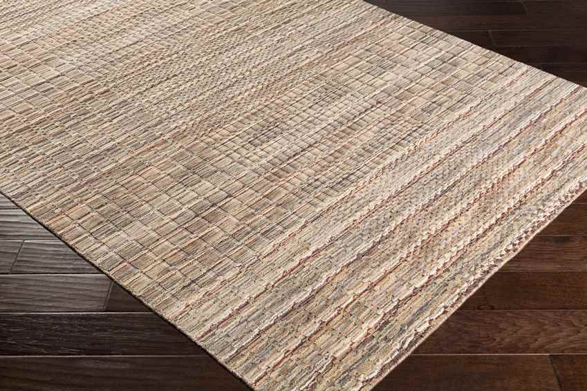 Hobson Modern Cream/Khaki Area Rug