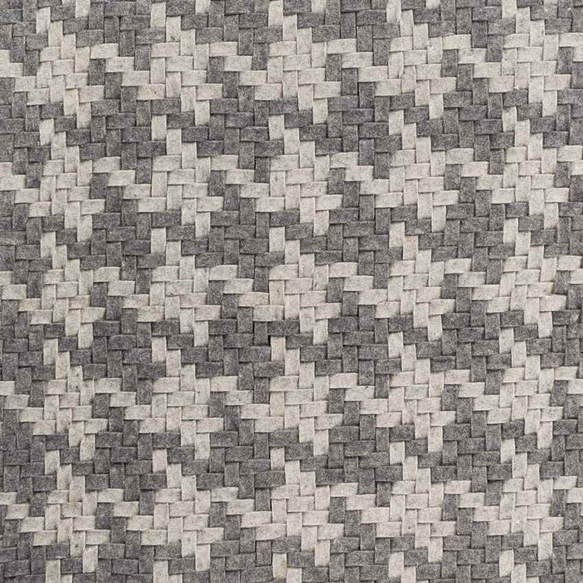 Hollypond Modern Charcoal/Light Gray Area Rug