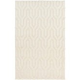 Huslia Modern Ivory Area Rug