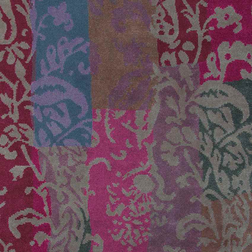 Jamestown Modern Dark Red Area Rug