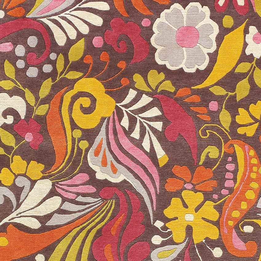 Kersey Modern Brown Area Rug