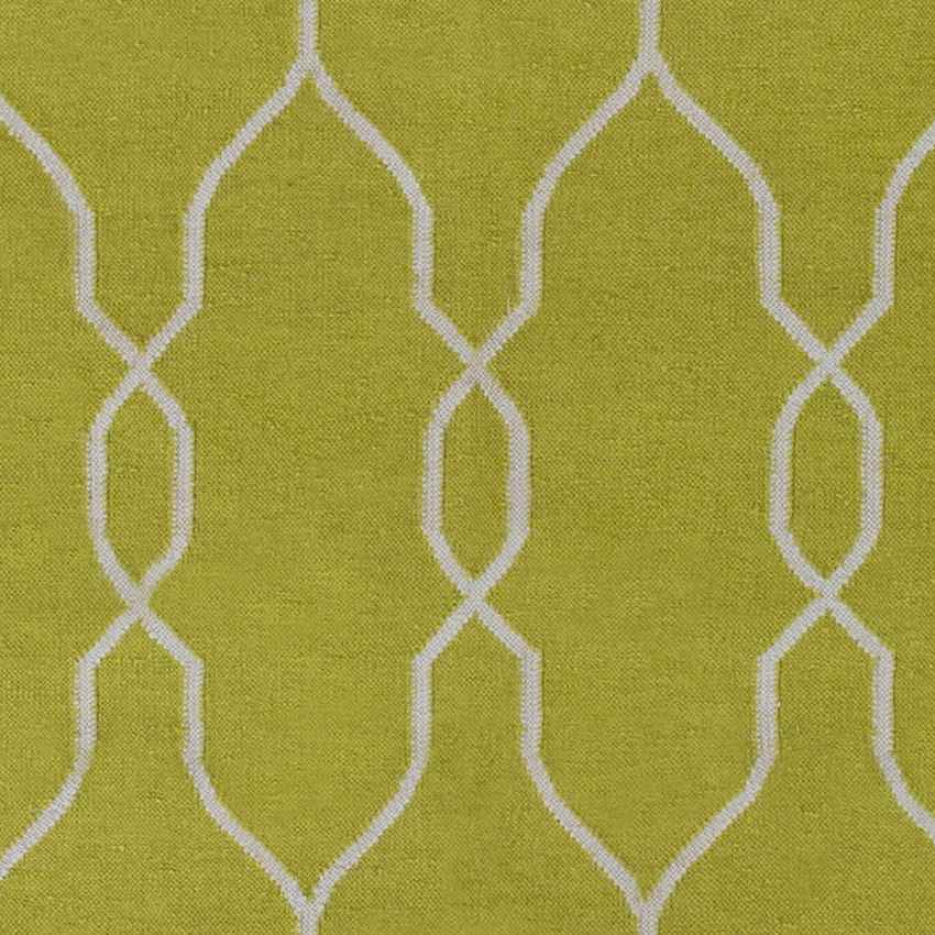 Tange Modern Bright Yellow/White Area Rug