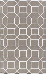Ealing Modern Charcoal/Ivory Area Rug
