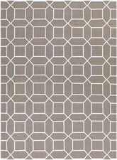 Ealing Modern Charcoal/Ivory Area Rug
