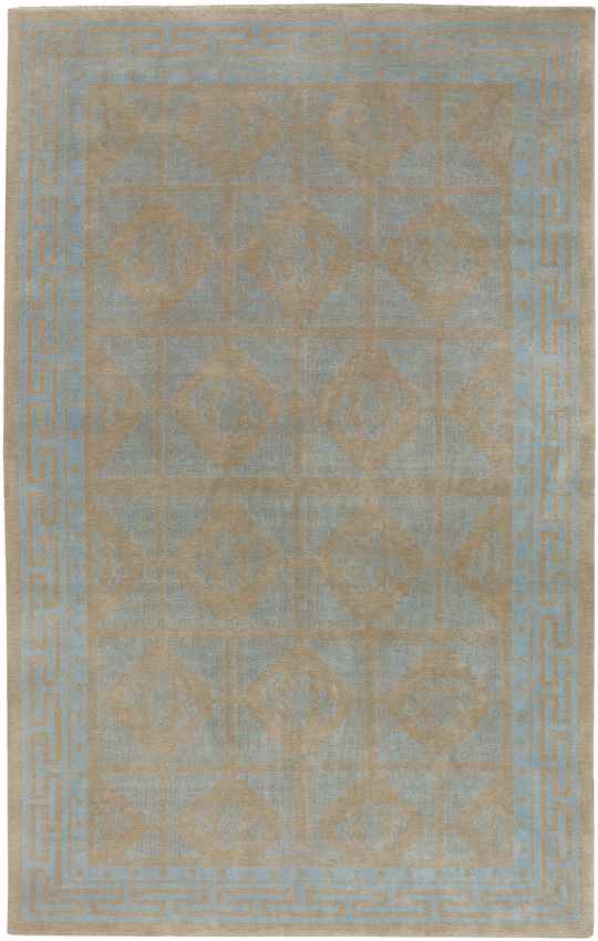 Kwethluk Traditional Gold/Teal Area Rug