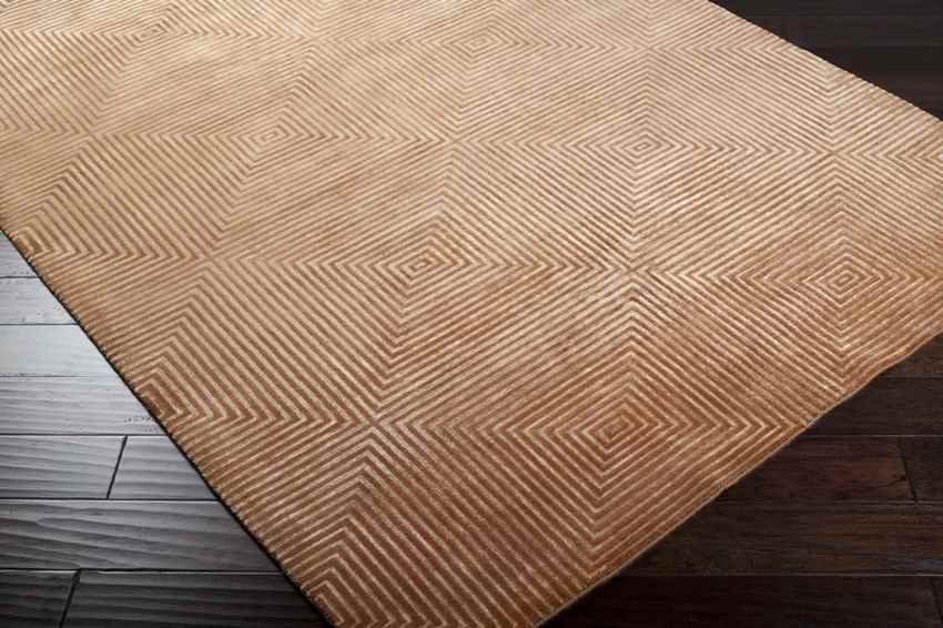 Laurens Modern Burnt Orange/Navy Area Rug