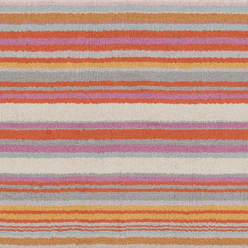 Oling Modern Pink/Orange/Mint Area Rug