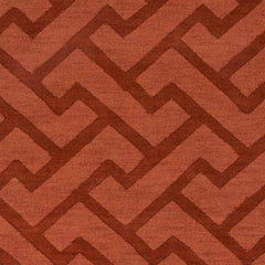 Loachapoka Modern Dark Red Area Rug