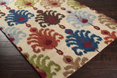 London Global Beige/Red/Blue Area Rug
