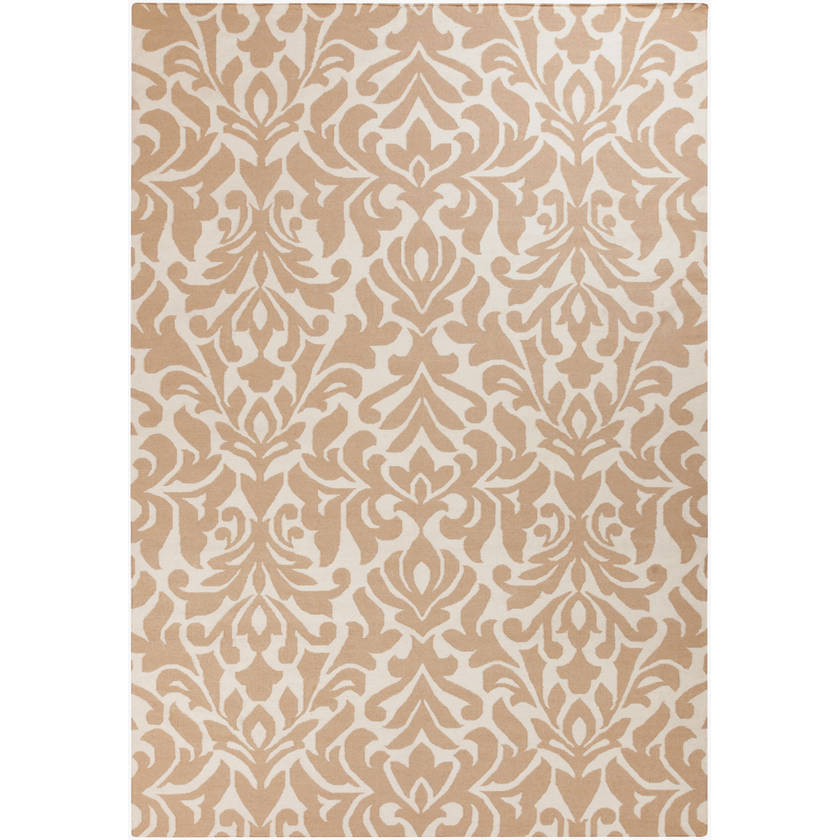 Manzanola Global White/Brown Area Rug