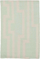 Maplesville Modern Green/White Area Rug