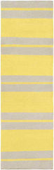 Montevallo Modern Bright Yellow/White Area Rug