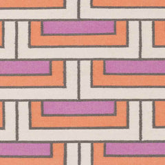 Opelika Modern Orange/Beige Area Rug