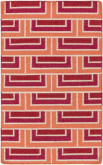 Opelika Modern Orange Area Rug