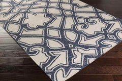 Ophir Modern Ivory/Navy Area Rug