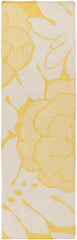 Opp Modern Yellow/Cream Area Rug