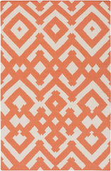 Oppelo Modern Ivory/Poppy Area Rug