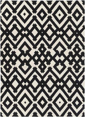 Oppelo Modern Charcoal/Beige Area Rug