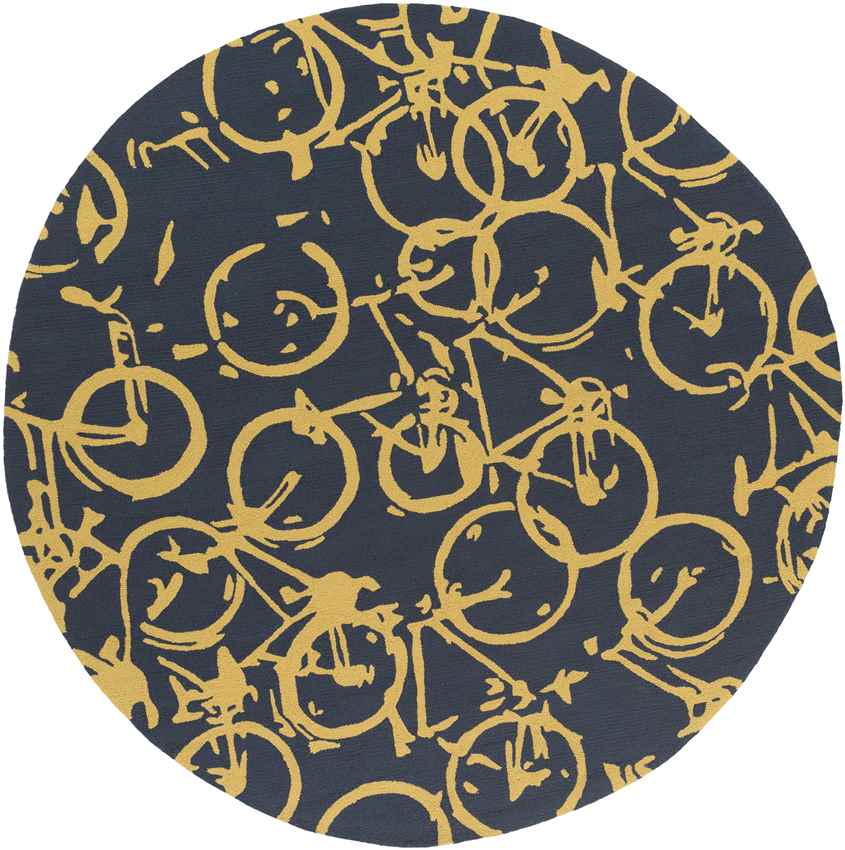 Ordway Modern Black/Gold Area Rug
