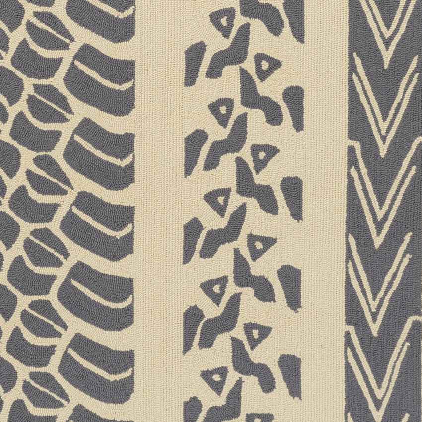 Orinda Modern Khaki/Charcoal Area Rug