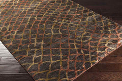 Grigny Modern Espresso Area Rug