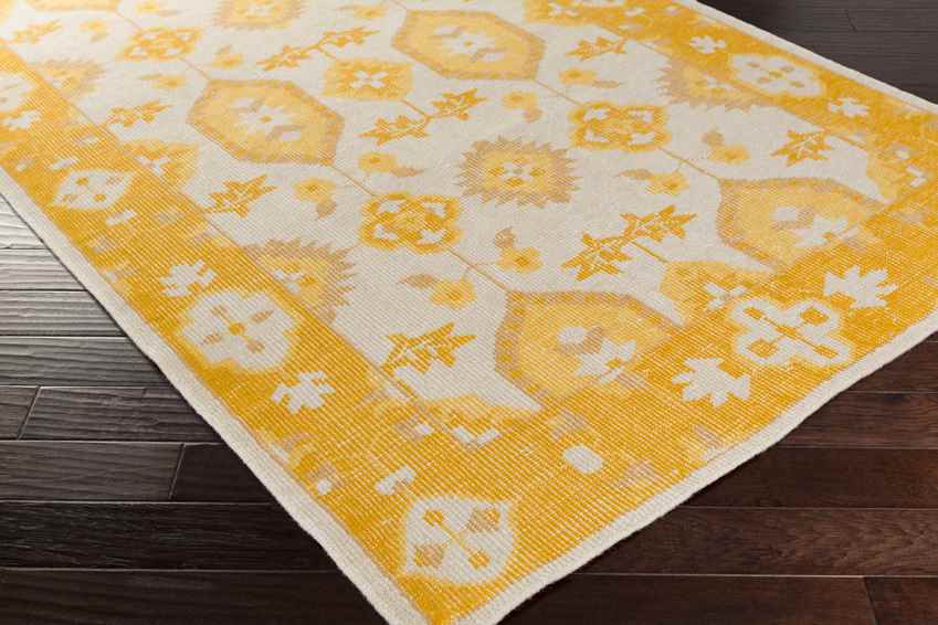 Plainville Traditional Burnt Orange/Beige Area Rug