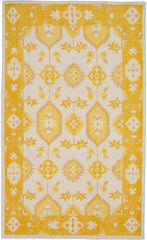 Plainville Traditional Burnt Orange/Beige Area Rug
