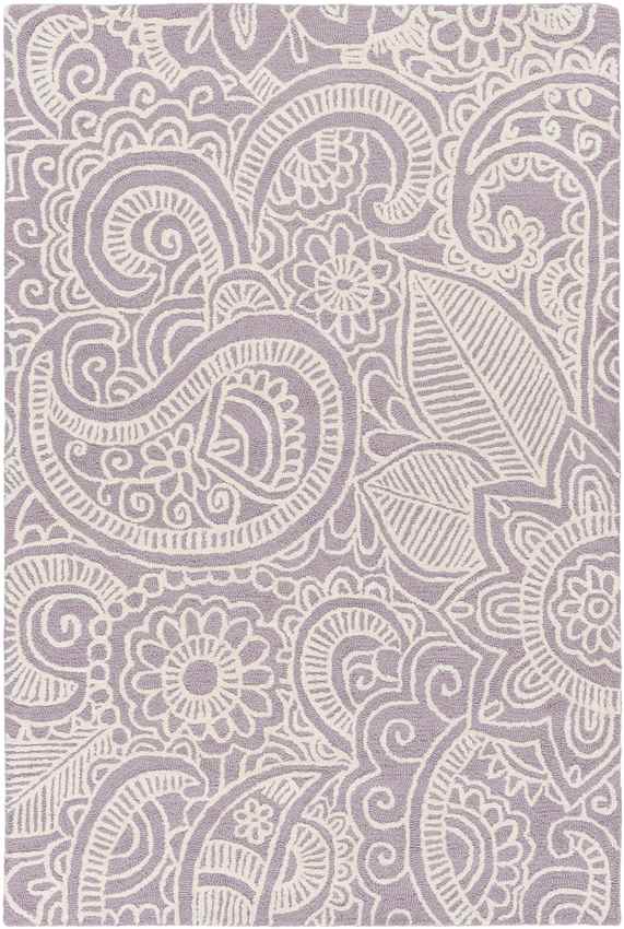 Platinum Modern Purple Area Rug