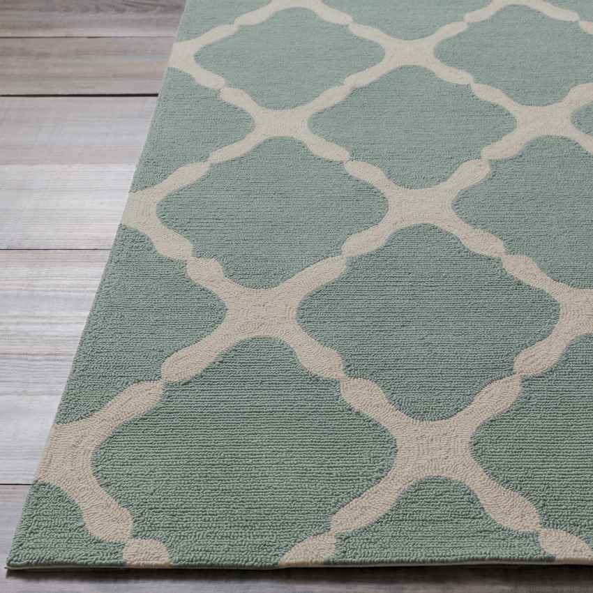 Rangely Modern Green Area Rug