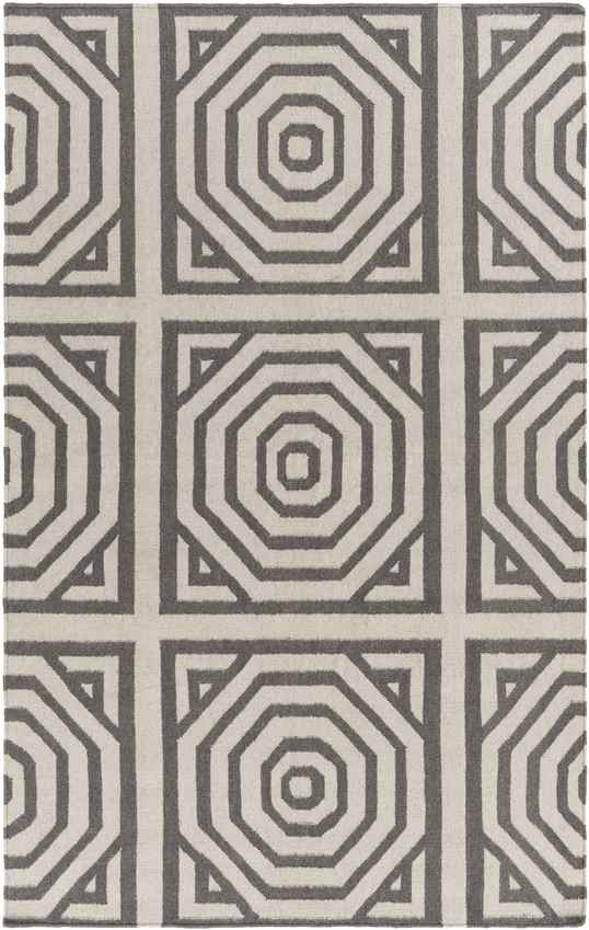 Rosa Modern Gray/Ivory Area Rug