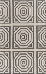 Rosa Modern Gray/Ivory Area Rug