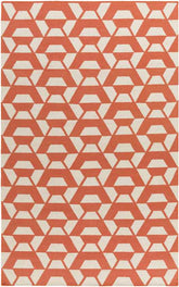 Rosemead Modern Coral Area Rug