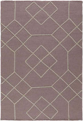 Salesville Modern Mauve/Taupe Area Rug