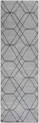 Samson Modern Medium Gray/Pale Blue Area Rug