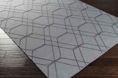 Samson Modern Medium Gray/Pale Blue Area Rug