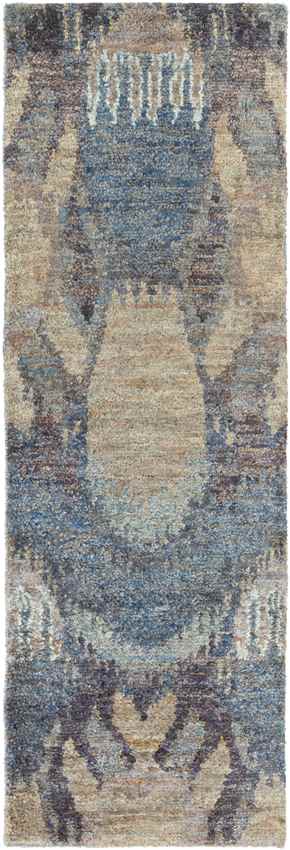 Schley Global Camel/Black/Navy Area Rug