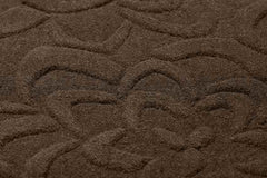 Section Modern Chocolate Area Rug