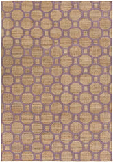 Shirley Global Camel/Mauve Area Rug