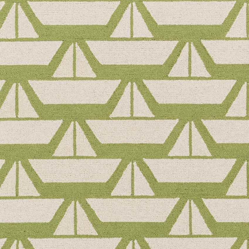 Tuscumbia Modern Grass Green Area Rug