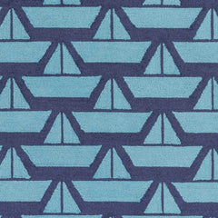 Tuscumbia Modern Dark Blue Area Rug