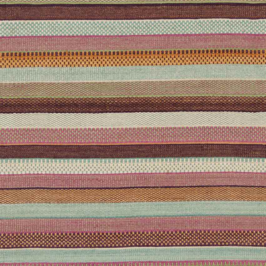 Victorville Modern Salmon/Brown/Green Area Rug
