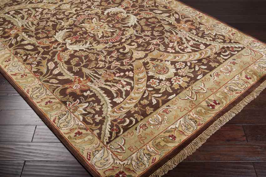 Waco Traditional Dark Brown Area Rug