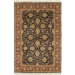 Walthourville Traditional Red/Green/Black Area Rug