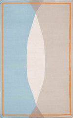 Wilmar Modern Beige/Blue Area Rug