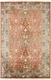 Worth Traditional Pink/Gray Area Rug