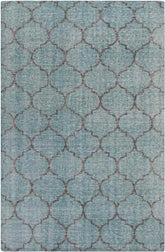 Belvidere Modern Teal Area Rug